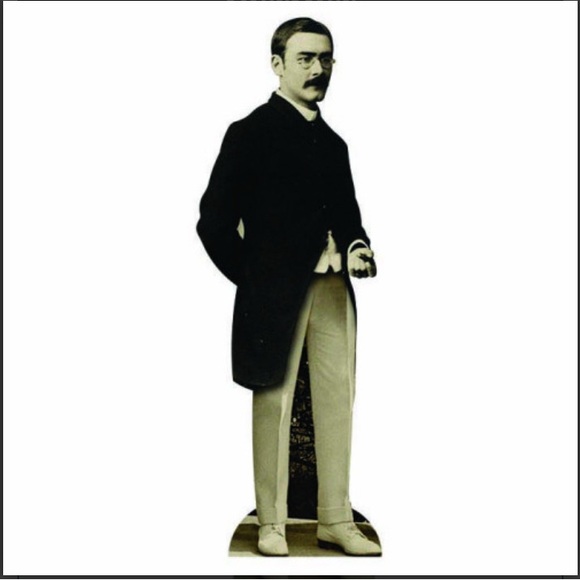 Rudyard Kipling LIFE SIZE Cardboard Cutout with FREE Shipping!